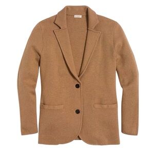 J. Crew Schoolboy Sweater Blazer Medium Heather Acorn